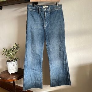 Madewell high rise flare jeans